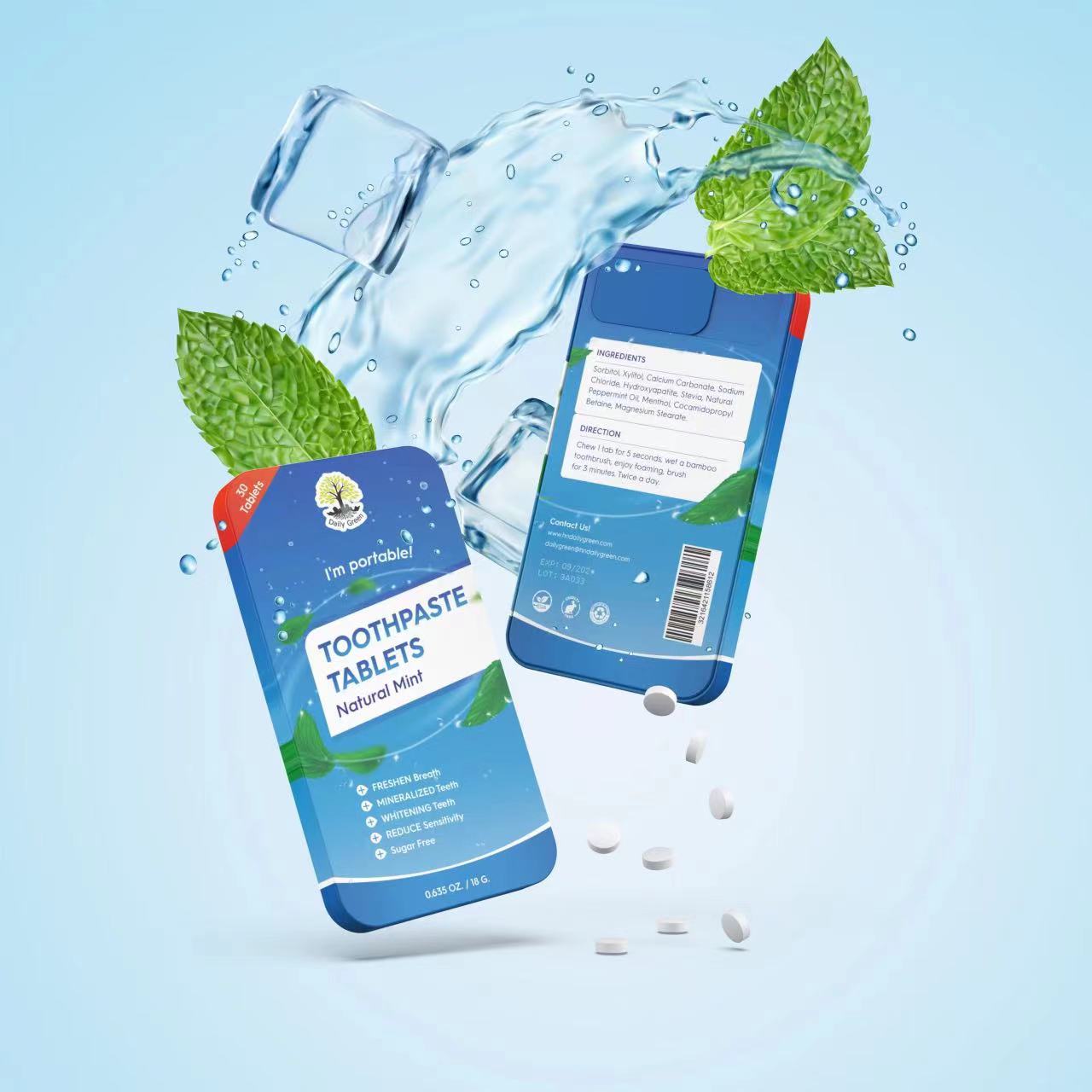 Mouthwash/Toothpaste Tablets PH-DAILYGREEN