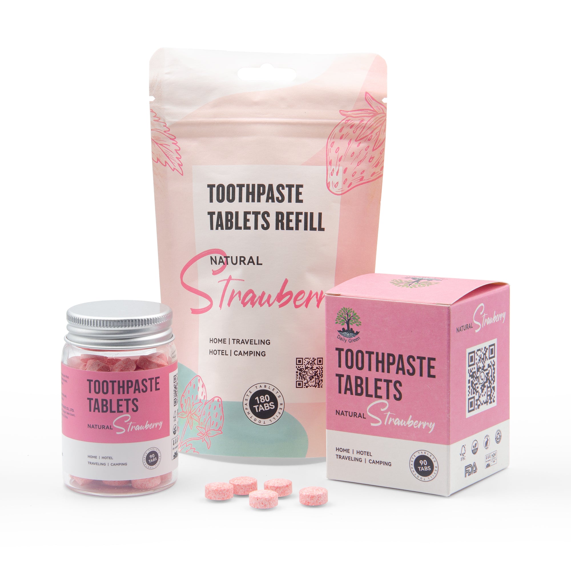 Toothpaste Tablets Mouth Wash Tablets Customized Formula