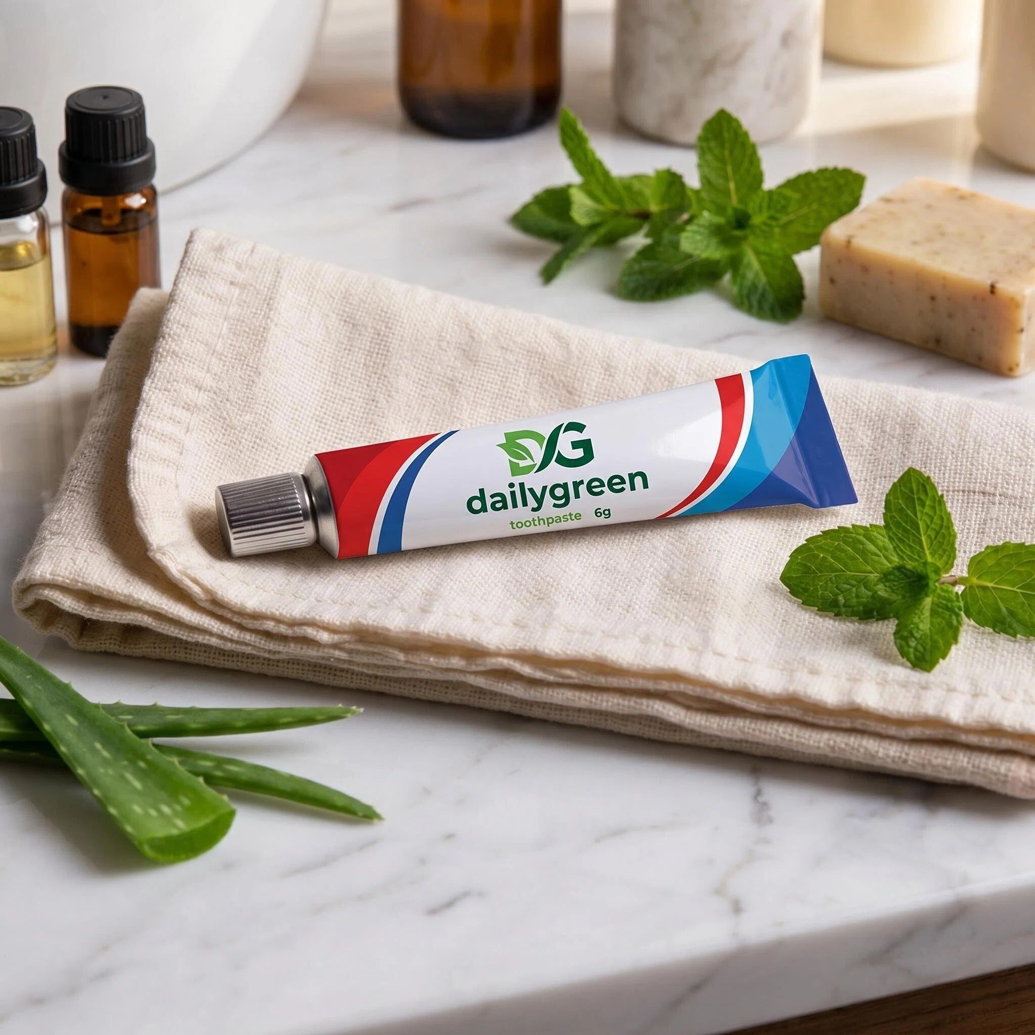 Dentifrice portable rafraîchissant pour l'haleine