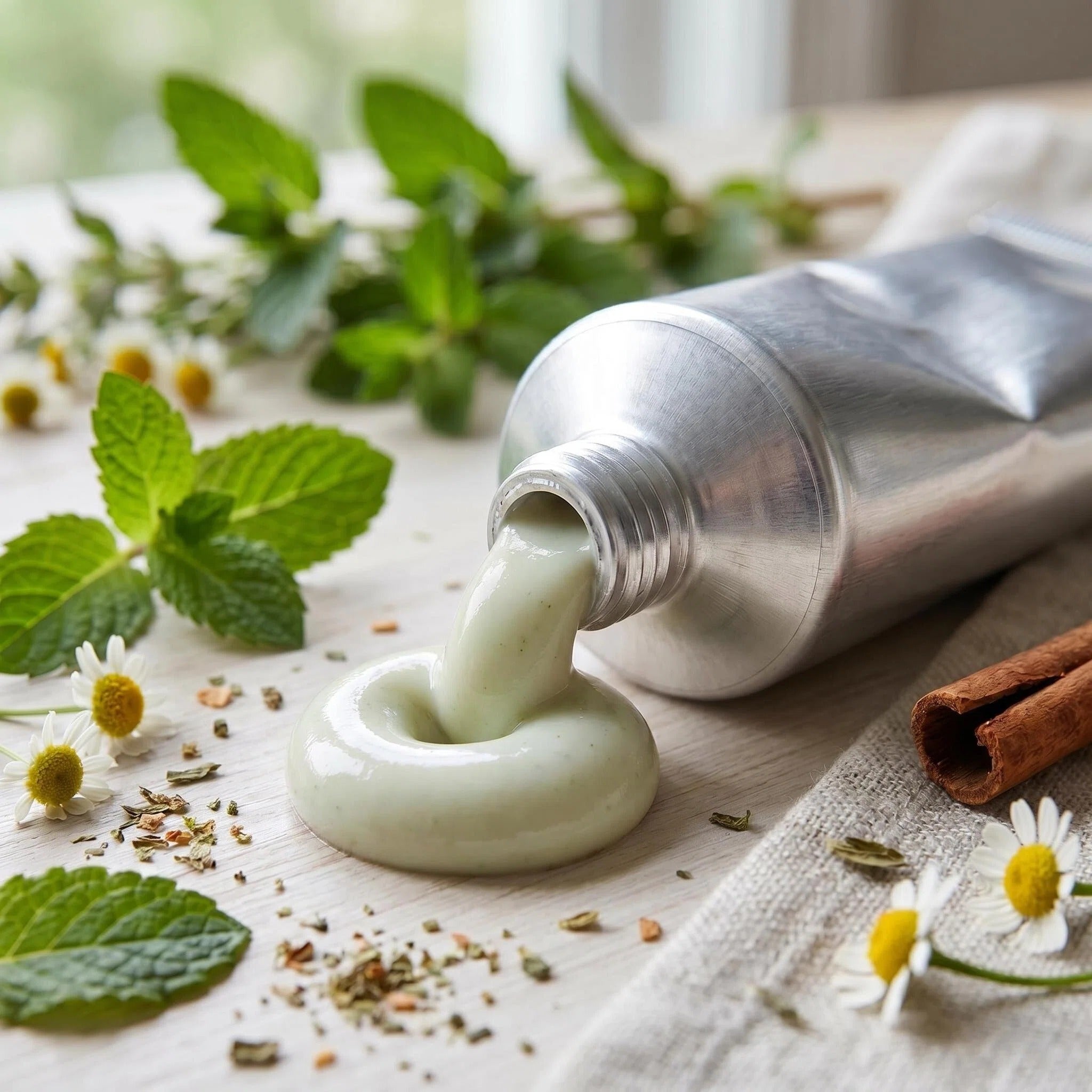 Fourniture d'hôtel de luxe, tube en métal 100 %, dentifrice aux herbes naturelles